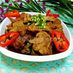 酥肉黄花菜蒸碗的做法[图]