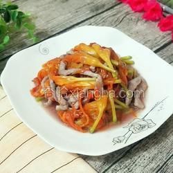 鲜黄花菜炒肉丝的做法[图]