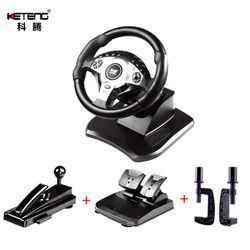 科騰 KETENG D7C2 電腦賽車(chē)游戲方向盤(pán)模擬駕駛 歐卡2極品飛車(chē)PS3游戲機(jī)模擬器+湊單品