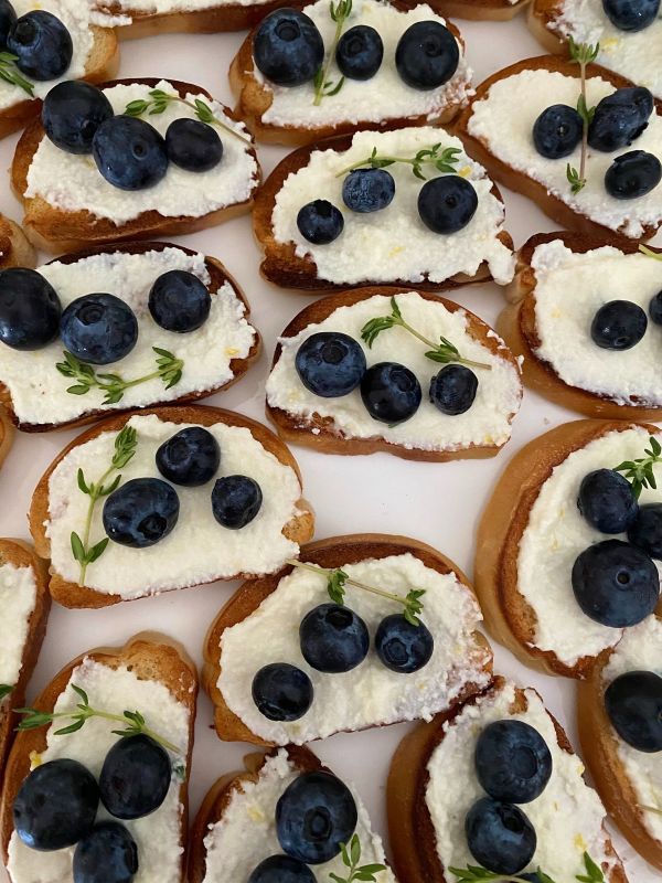 tostas con queso ricotta rico en calcio