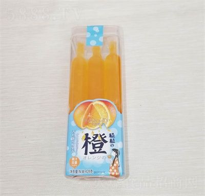 茂源食品罐装香橙味可吸果冻布丁