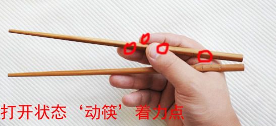 筷子的正确拿法图解
