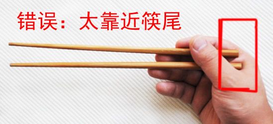 筷子的正确拿法图解