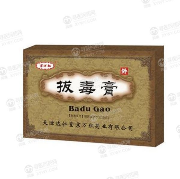 天津達仁堂京萬紅拔毒膏