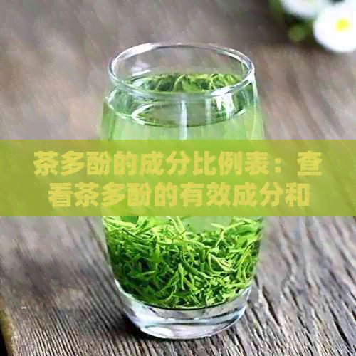 茶多酚的成分比例表：查看茶多酚的有效成分和含量