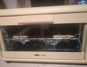 烤箱做燕麦饼！减脂完美！！的做法 步骤3