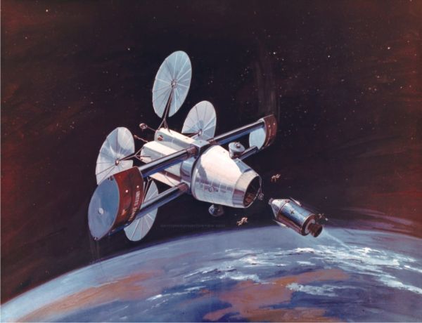 NASA的自旋飛船概念圖