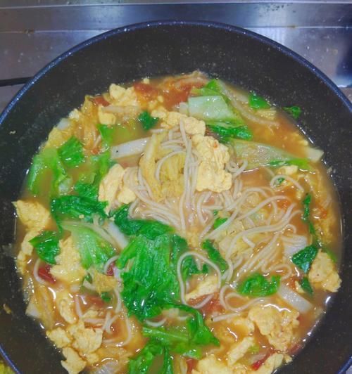 家常美味——西紅柿白菜雞蛋面（營養(yǎng)均衡）