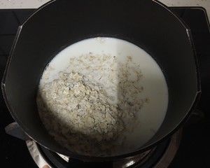 香蕉牛奶燕麥粥的做法步驟 第3步