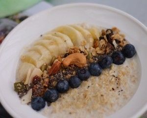 香蕉牛奶燕麥粥的做法步驟 第6步