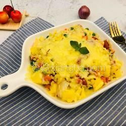 芝士菠蘿炒飯的做法[圖]