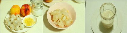 做寶貝喜愛的健康果凍----荔枝黃桃果凍