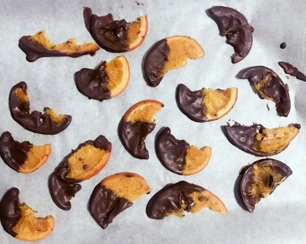 巧克力香橙 chocolate dipped orange slices