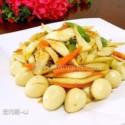 茭白蠔油炒鵪鶉蛋的做法[圖]