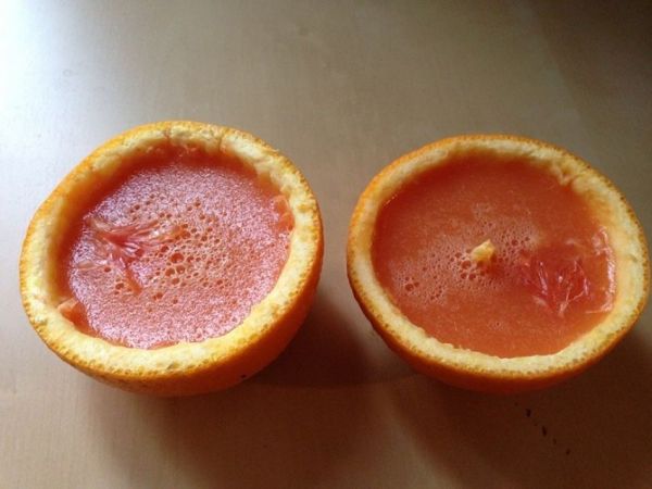 橙香果冻