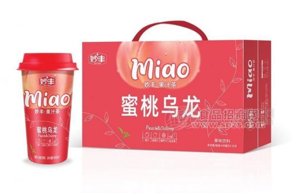 妙豐果汁茶蜜桃烏龍味