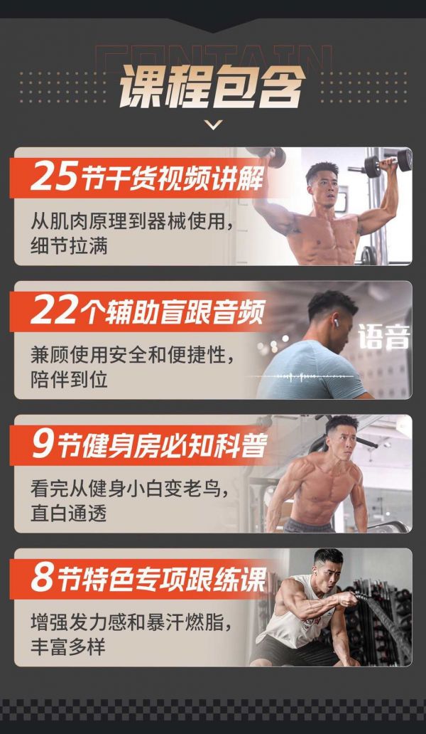埃里克：打造完美身材，健身房增肌減脂全方案,課程,運動,健身,適應(yīng),第3張
