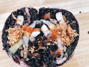 黑米飯團(tuán)(健身必備減脂餐系列1)的做法 步驟6