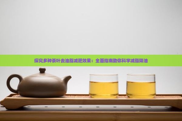 探究多種茶葉去油脂減肥效果：全面指南助你科學(xué)減脂降油