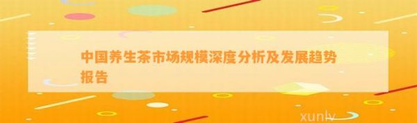中國養(yǎng)生茶市場規(guī)模深度分析及發(fā)展趨勢報告