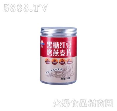 荣怡黑糖红豆烤燕麦片480g