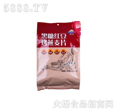 荣怡黑糖红豆烤燕麦片300g