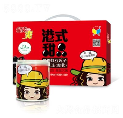 宇峰黑糖紅豆蓮子180克