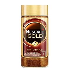 Nestlé 雀巢 Nestle) 金牌速溶黑咖啡100g*2瓶裝 無蔗糖添加純黑苦凍干美式咖啡粉