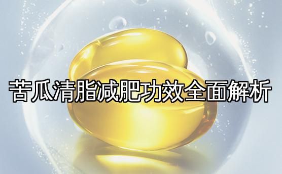 苦瓜清脂减肥功效全面解析