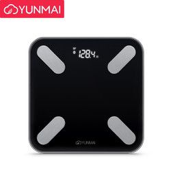 YUNMAI 云麥 好輕mini2S 智能體脂秤 升級45項健康指標(biāo)體重秤電子秤體脂稱家用人體健康秤 稱重健身減重脂肪秤電池款