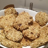 快手低卡小零食燕麥餅干的做法圖解6
