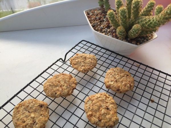 「健身期间的小零嘴」燕麦饼干