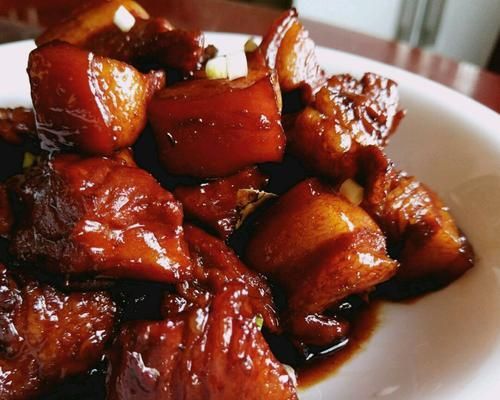 健康红烧肉,紫薯佐膳(无油少盐)