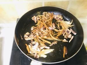 翻炒版铁板鱿鱼须（约130大卡）的做法 步骤4