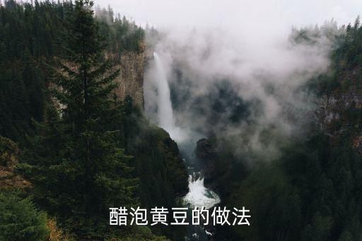 醋泡黄豆的做法