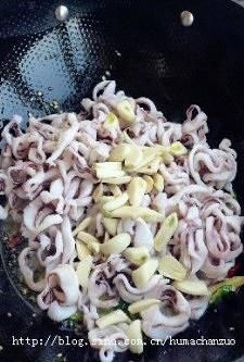 辣炒魷魚絲的做法 步驟5