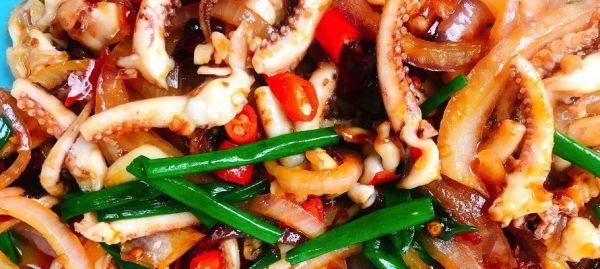 香辣魷魚絲的制作方法（家常美食）