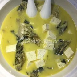 黃鴨叫豆腐濃湯的做法[圖]
