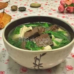 鴨血豆腐湯的做法[圖]