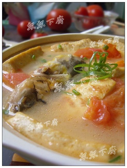 番茄豆腐黃骨魚湯------也說高考餐