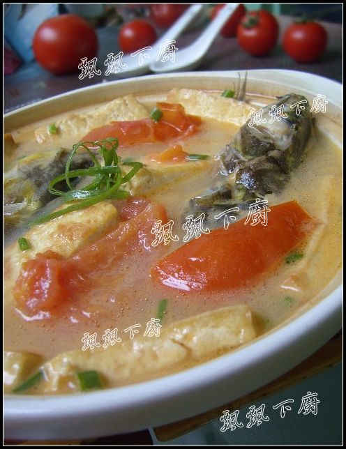 番茄豆腐黃骨魚湯------也說高考餐