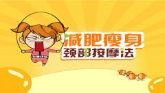 减肥瘦身颈部按摩