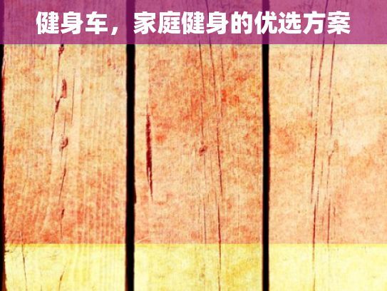 健身車，家庭健身的優(yōu)選方案