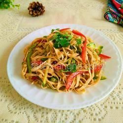  涼拌豆腐皮的做法[圖]