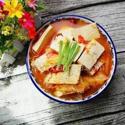 西紅柿燉白菜豆腐的做法[圖]