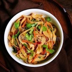 香菜拌豆皮的做法[图]