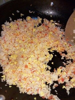 番茄蛋炒飯的做法步驟 第5步