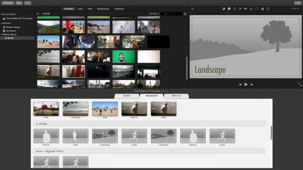 iMovie 婚禮幻燈片
