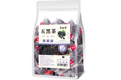 桑葚五黑茶
