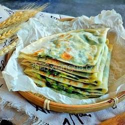 韭菜餡薄餅的做法[圖]